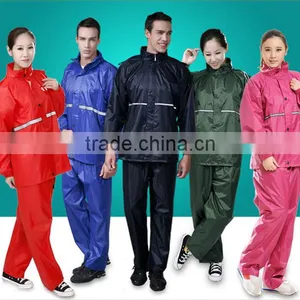 YANLI 100%waterproof, Cheap Pvc Raincoat and Pant for Adult thumbnail-4