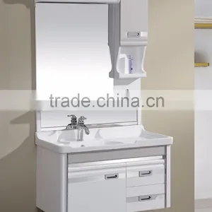 A Cabinet of Two Drawers With Different Styles Pvc Bathroom Cabinet (EAST-25074/25137/25140/25063/25061) thumbnail-1