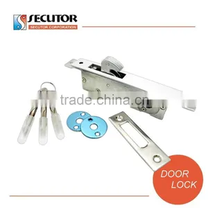 Cross Key Throw Bolt Hidden Door Lock for Aluminium Door thumbnail-6