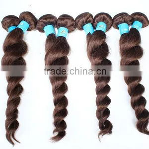 Loose Wave 28 Inch Virgin Remy Indian Hair Weft With Competitive Cost thumbnail-3