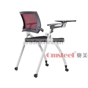 Fabric Classroom Chair With Writing Board thumbnail-4