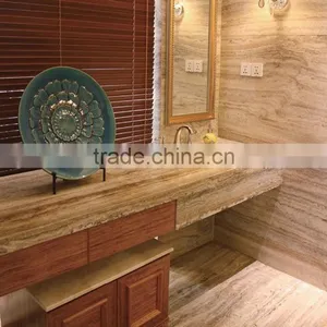 Travertine Work Table Tops for Bathroom thumbnail-1