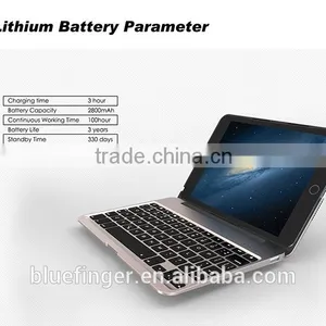 CE&FCCPassed Factory Supply Backlit Keys Bluetooth Keyboard Case for Min4 Wireless Clamshell Bluetooth Keyboard Case Whosale thumbnail-6