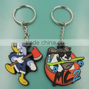 2015 Cheap Price Silicone Promotional Keychain, 2D, 3D Pvc Keychain thumbnail-2
