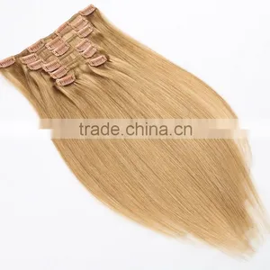 Ombre Human Hair Extensions, Remy Clip in Human Hair Extensions thumbnail-1