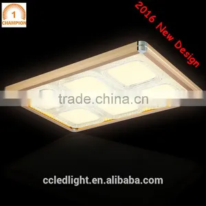 2016 New Design Square Led Ceiling Lights Flush Mounted Fixture Lights for Living Room Bed Room 30WX2 thumbnail-4