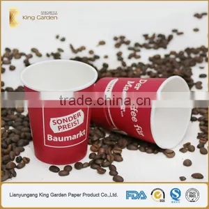 China Customized Logo Printing Paper Cup Disposable With PS Lids thumbnail-6