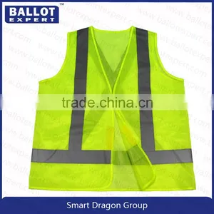Chile Nylon Net Yarn Police Reflective Vest Factory in China Quality Choice thumbnail-2