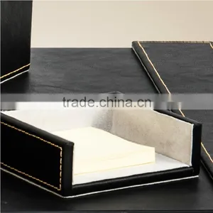 2015 New Arrival Fashion Business Office Faux Leather Notepad Box thumbnail-4