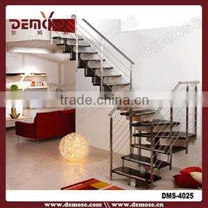 Cast Iron Staircase and Rubber Tread Stair Handrail End Cap thumbnail-1