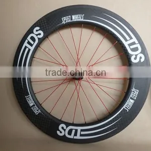 23mm Wide U Shape Tubular Carbon Wheels 88mm Bicycle Wheelset Ruedas Carbono thumbnail-4