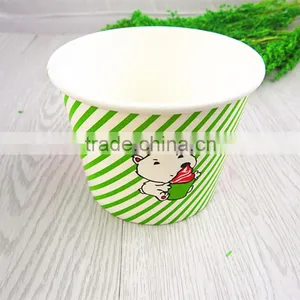 16oz Colorful Disposable Printing 16oz 520ml Ice Cream Packing Food Grade Paper Cup thumbnail-1