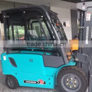 3.5 Ton Goodsense Electric Forklift Trucks for Sale With Cabin thumbnail-1