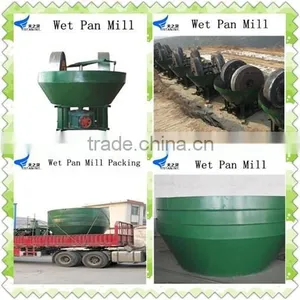 2014 Mineral Separator 1200B Wet Pan Mill for Gold Mine thumbnail-1