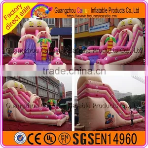 Pink Inflatable Dry Slide Funny Game Hot Sales thumbnail-2