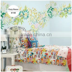 Sale Printing Special Effect Wall Paper, Lovely Animal Wall Sticker for Kids Room , Import Wall Mural Maker thumbnail-1