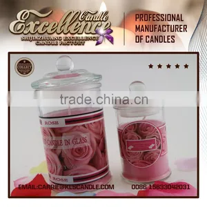 the Most Popular High Quality Scented Jar Glass Candle 6*11cm thumbnail-5