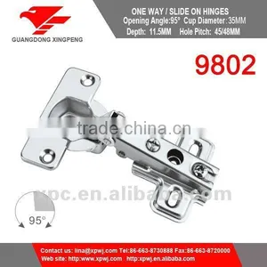9802 With 35mm Cup Furniture One Way Metal Hinge thumbnail-4