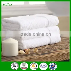 16s Spiral Cotton China Wholesale Terry Dobby Hotel White Bath Towel thumbnail-3