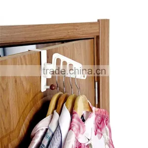 Over the Door Adjustable ABS Plastic Tie Hanger thumbnail-1