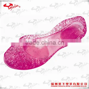 New Fashion Ladies PVC Glass Sandals Supplier thumbnail-1