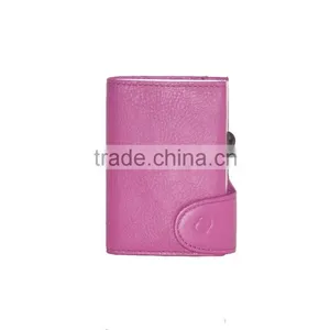 Leather Aluminium Cardholder Wallet for Bank Card/credit Card/id Card thumbnail-3