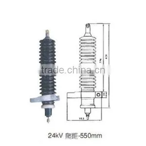 Porcelain Jacket Surge Arrester 24kV 550mm thumbnail-1