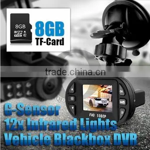Fantastic Travel Mate IR G-sensor HD DVR 1080p Car Dvr for Motorcycle thumbnail-1