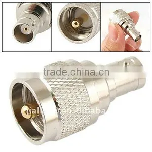 BNC Female to UHF Male Plug Coaxial Cable Connector thumbnail-1