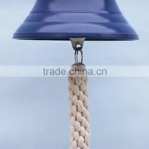 Nautical Dark Blue Bell / Ship Bell / Decorative Blue Bell NBB 0024 thumbnail-4