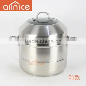 New Stainless Steel Couscous With Steamer Couscous Pot/High Grade Couscoussier/food Steamer Pot thumbnail-3
