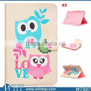 New Products for Samsung Galaxy Tab E T560 Cartoon Painting Leather Flip Case thumbnail-6