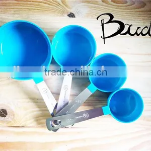 4pcs Colourful Different Size Measuring Cup With Stainless Steel Handle BD-C7940 thumbnail-1