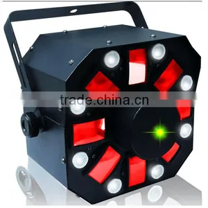 Disco Laser Light + Led Flower Star+strobe Stage Light thumbnail-1