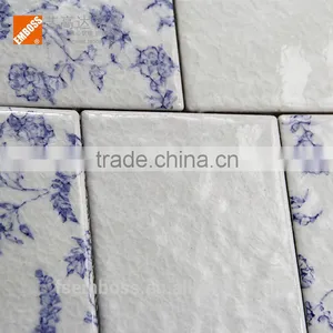 Hot Sale 100*200mm Glazed Porcelain Subway Tile Rustic Kitchen Floor Tile thumbnail-1