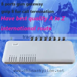 8 GSM GATEWAY!voip Gateway With H.323 and SIP,G711/G729/G723 Voide Code/residential Voip Gateway thumbnail-1