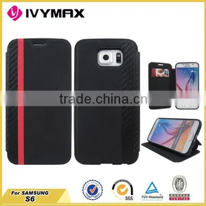 Colorful Mobilephone Case for Samsung Galaxy s6 New Wallet Leather Case thumbnail-2