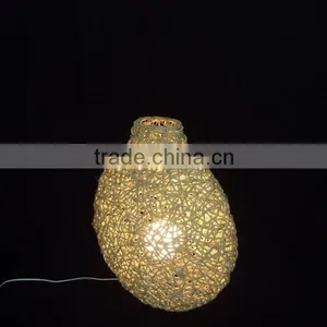 Modern Cane Table Lamp With On/off Switch on Cable thumbnail-6