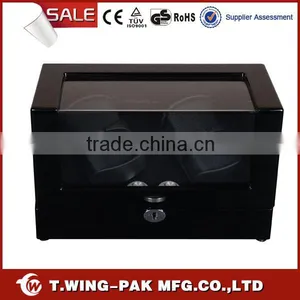 LED Light, Metal Accessories, Wood Metarial, MABUCHI Motor, Automatic Watch Winder for Display thumbnail-1