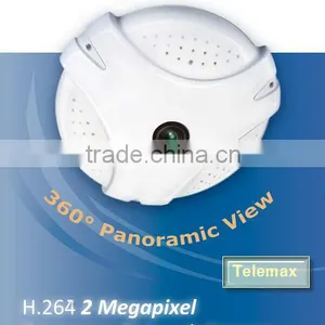 360-degree Panorama Fisheye Network Dome Camera thumbnail-1