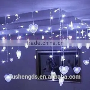 3.5M White 16 Hearts 100 LED String Fairy Holiday Lights For Party Xmas Wedding thumbnail-1