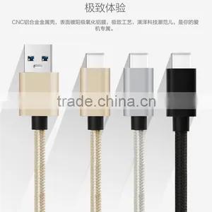 Nylon Braid Usb 3.1 Type c Male to Usb 3.0 Male Data Transfer Cable thumbnail-2
