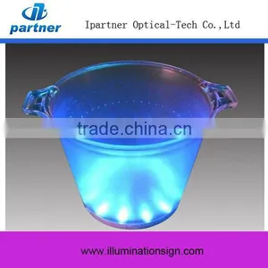 Custom Promotional Plastic Lighted Up Ice Bucket thumbnail-1