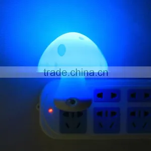 Full Stock Battery Powered ABS Plastic Mushroom Led Sensor Night Light thumbnail-5