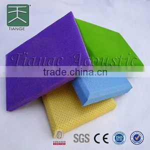 Fabric Leather Wrapped Acoustic Material KTV Small Beveled Edge 50mm thumbnail-1
