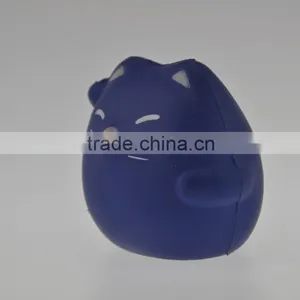 Cute PU Cartoon Animal Shape Fortune Cat Foam Stress Ball Quality Choice thumbnail-4