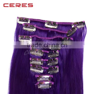 2016 Human Hair Products Best Selling New Style Clip in Hair Extension thumbnail-2
