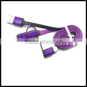 2016 Fashion Multi-function 3in1 Micro 5 IOS 8 Type-C Data Usb Cable thumbnail-5