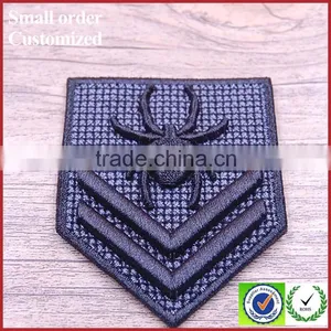 High Quality 3D Letter Embossed Garment Accessories Custom Embroidery Patch thumbnail-2