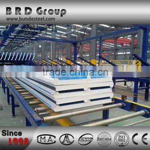 High Anti-fire Ability and Sound Insulation PU Sandwich Panel With CE thumbnail-1